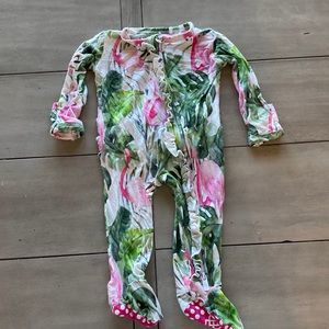Little Bum Bums tropical flamingo sleeper